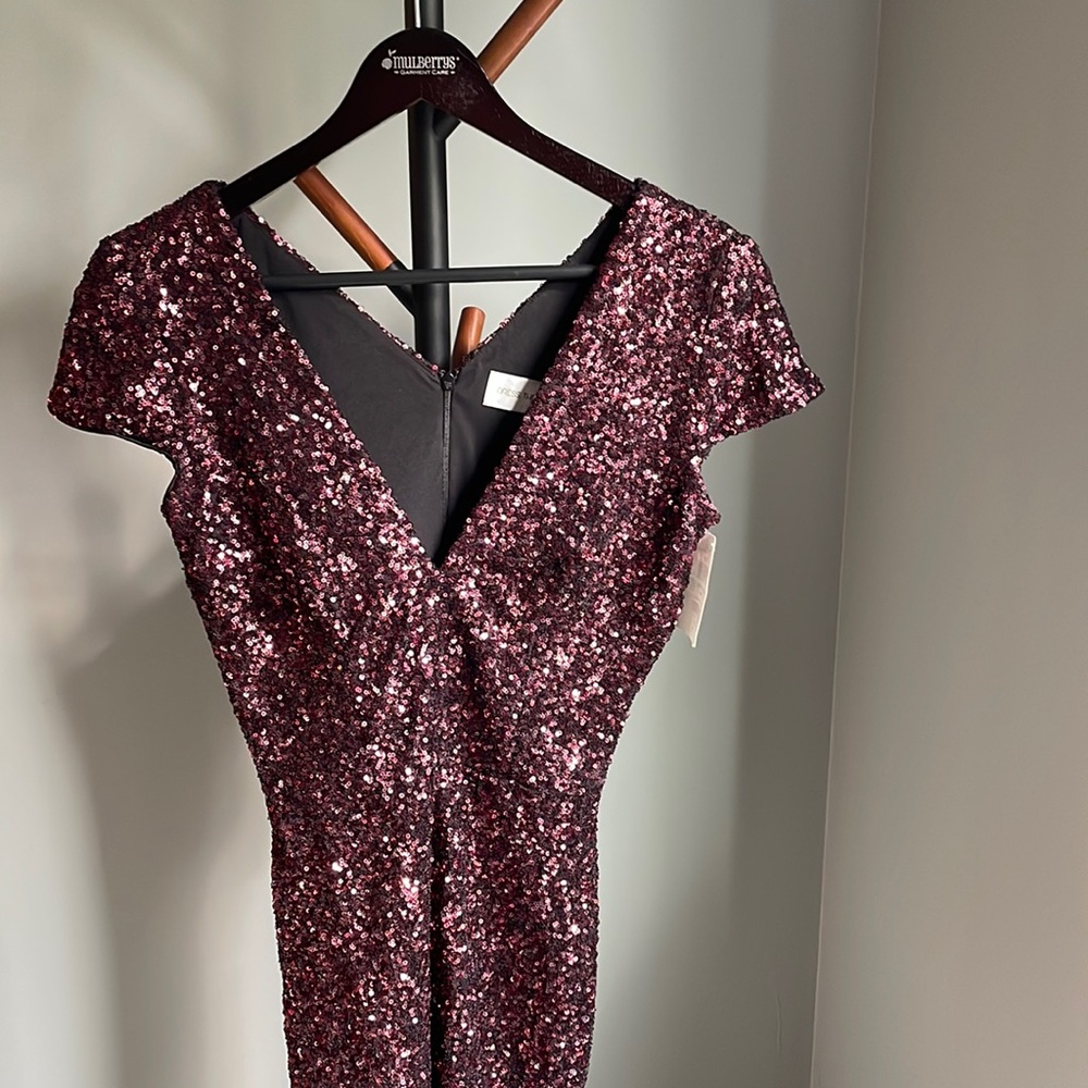 Dress the Population Sequin Purple Dress size M